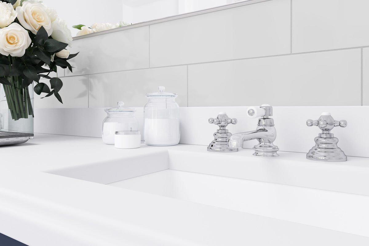 Satori Hudson Mist 4-in x 12-in Glossy Ceramic Subway Wall Tile (0.32-sq ft Per Piece)