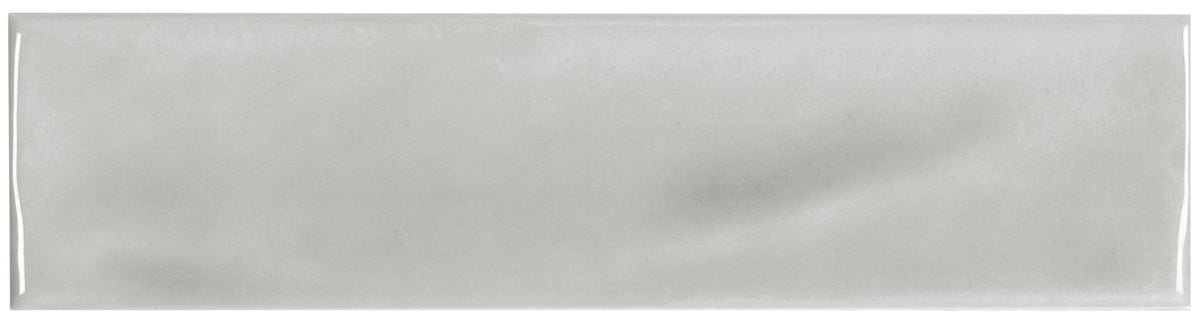 Satori Avenue 3 x 12 in Slate Gray Glossy Pressed Ceramic Wall Tile