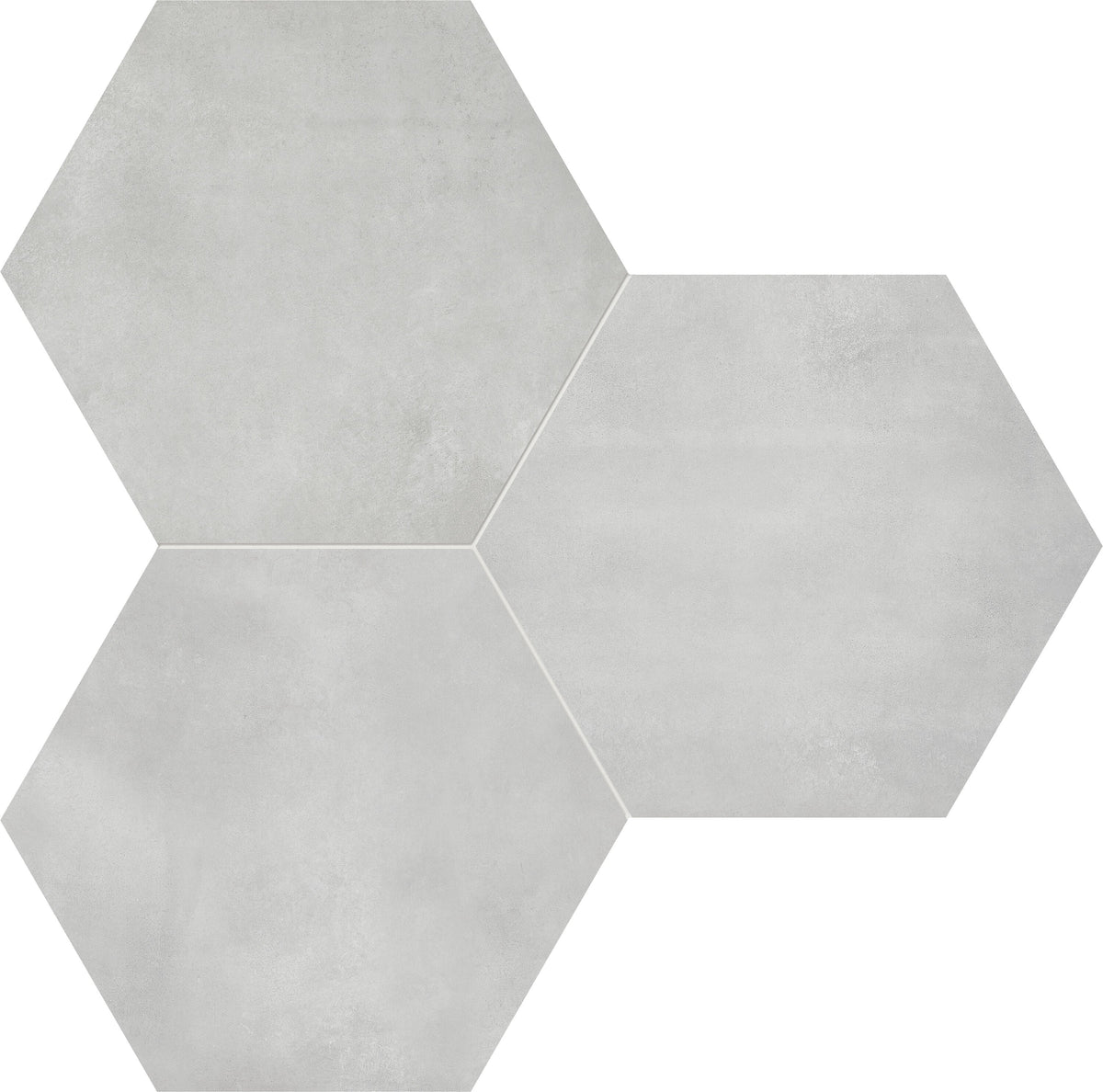 Satori Nouveau Greige 7-in x 8-in Matte Porcelain Encaustic Hexagon Floor and Wall Tile (0.28-sq. ft/ Piece)