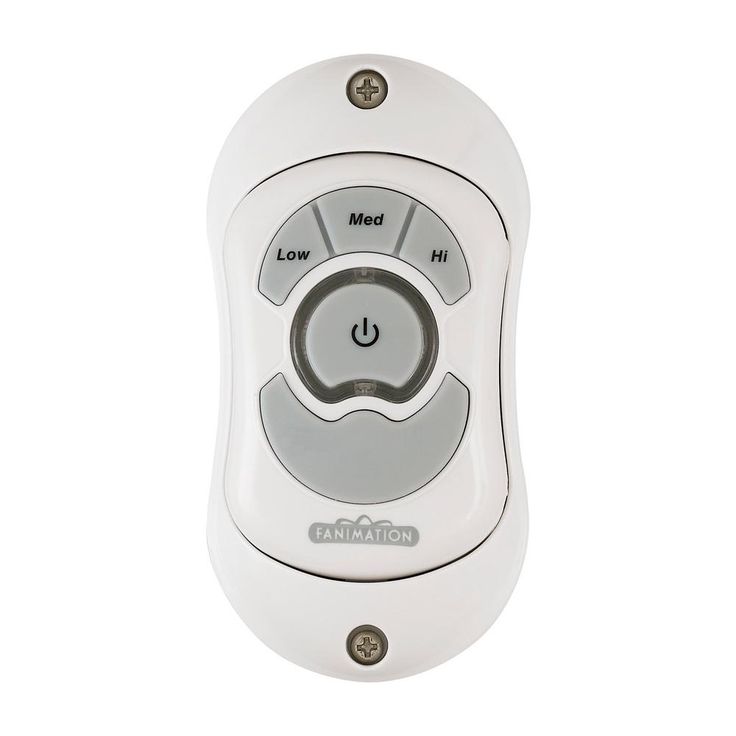 Old Havana 3-Speed Handheld Remote Control, White