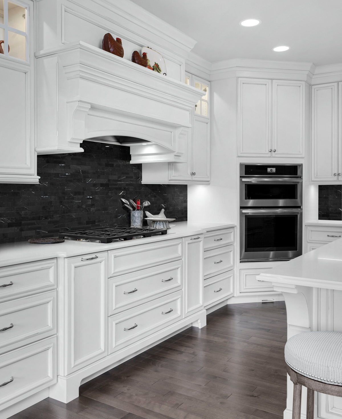 Satori Nero 12-in x 12-in Polished Natural Stone Marble Look Mosaic Wall Tile (0.97-sq. ft/ Piece)