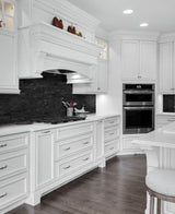 Satori Nero 12-in x 12-in Polished Natural Stone Marble Look Mosaic Wall Tile (0.97-sq. ft/ Piece)