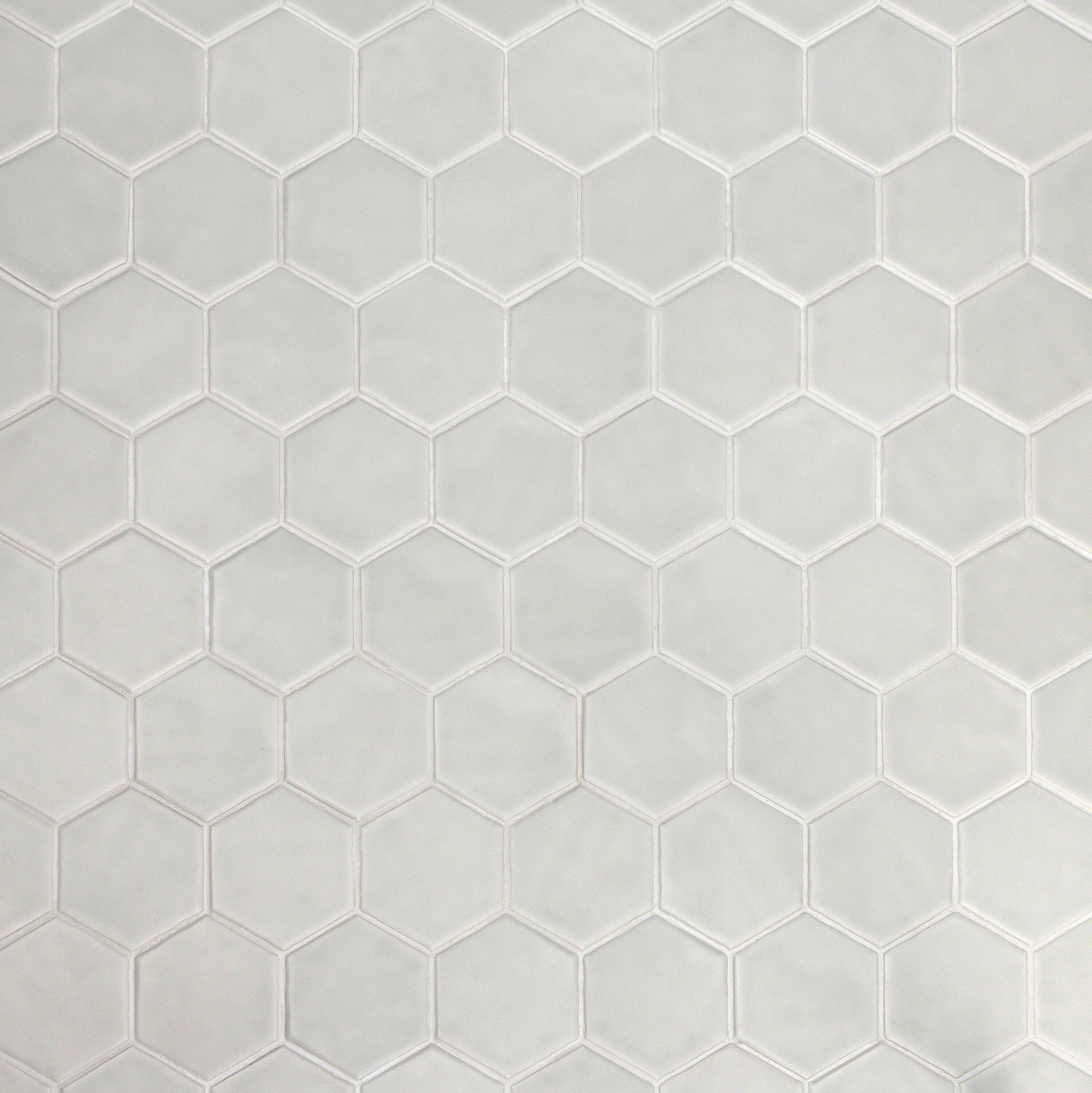 Artmore Tile Milton Gray 11-in x 12-in Matte Ceramic Cement look Hexagon Mosaic Floor and Wall Tile product image