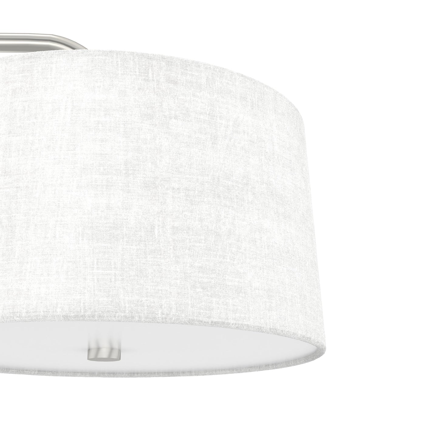 Hunter Cottage Hill 4-Light Brushed Nickel Modern/Contemporary Drum LED Large Hanging Kitchen Island Light