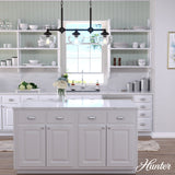 Hunter Saddle Creek 3-Light Satin Bronze Transitional Led Chandelier