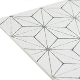 FloorPops Kikko 20-Piece 12-in x 12-in White Peel-and-Stick Vinyl Floor Tile (20-sq ft)
