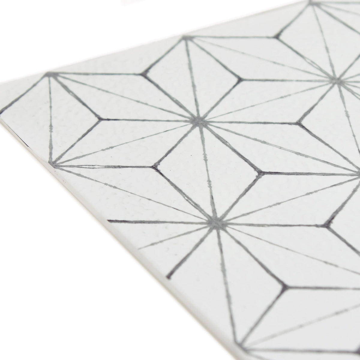 FloorPops White 2.76-mil x 12-in W x 12-in L Water Resistant Peel and Stick Vinyl Tile Flooring
