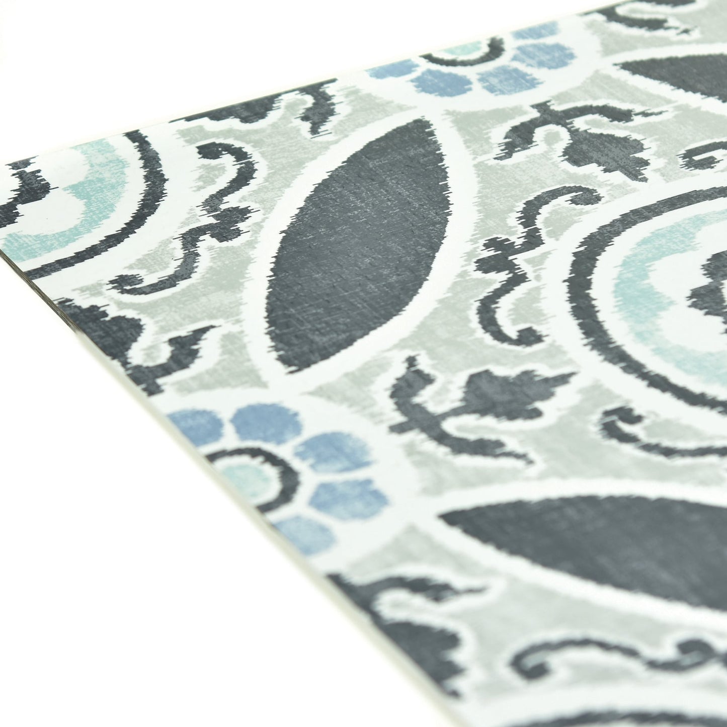 FloorPops Blue 12-in x 12-in Water Resistant Peel and Stick Vinyl Tile Flooring (20-sq ft)