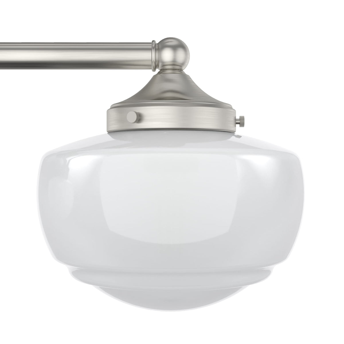 Hunter Saddle Creek 3-Light Brushed Nickel Transitional Led Chandelier