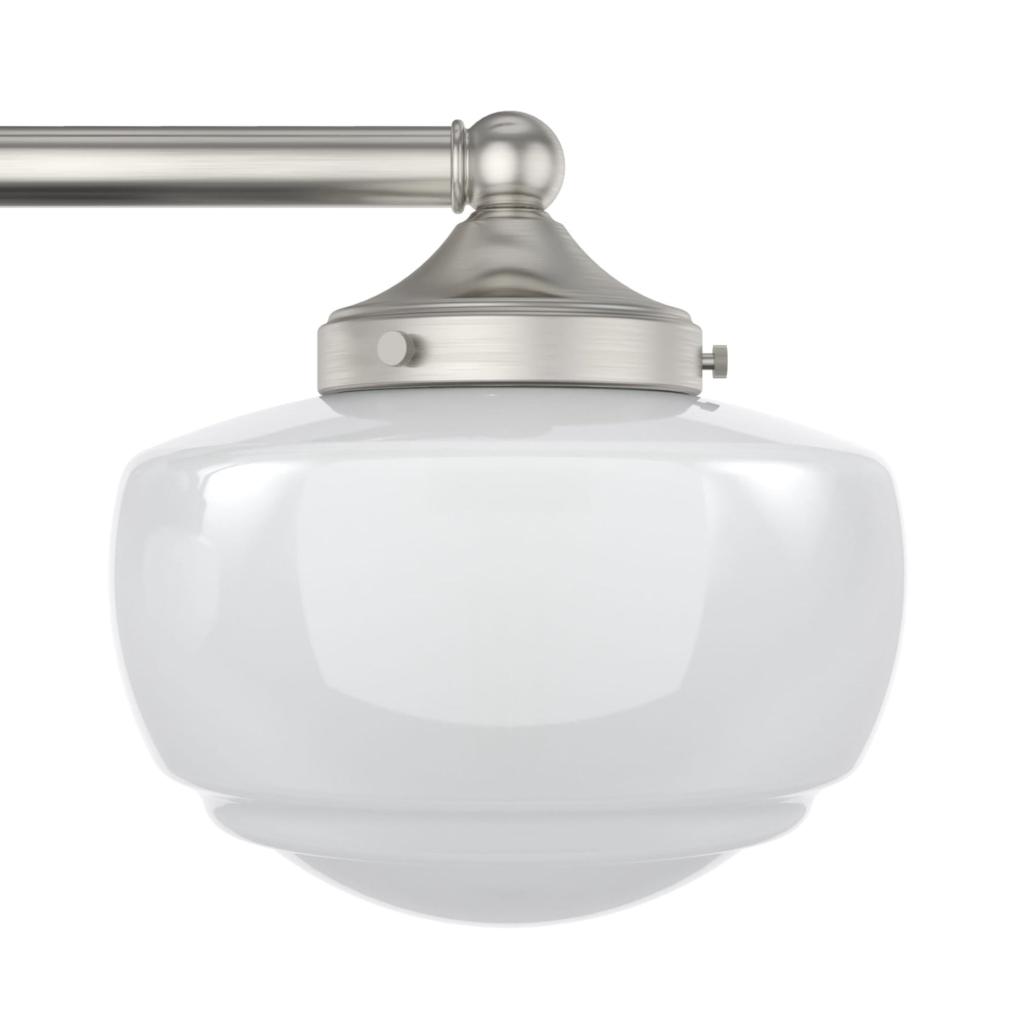 Hunter Saddle Creek 3-Light Brushed Nickel Transitional Led Chandelier