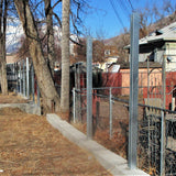 Trex Fencing Seclusions 0.3-ft H x 0.3-ft W Silver Residential Composite Fence Gate