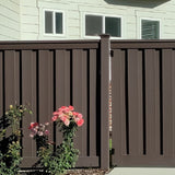 Trex Fencing Seclusions 9-ft H x 0.3-ft W Silver Residential Composite Fence Gate