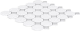 Satori Hudson Brilliant White and Gray 12-in x 12-in Matte Porcelain Mosaic Floor and Wall Tile (0.91-sq. ft/ Piece)