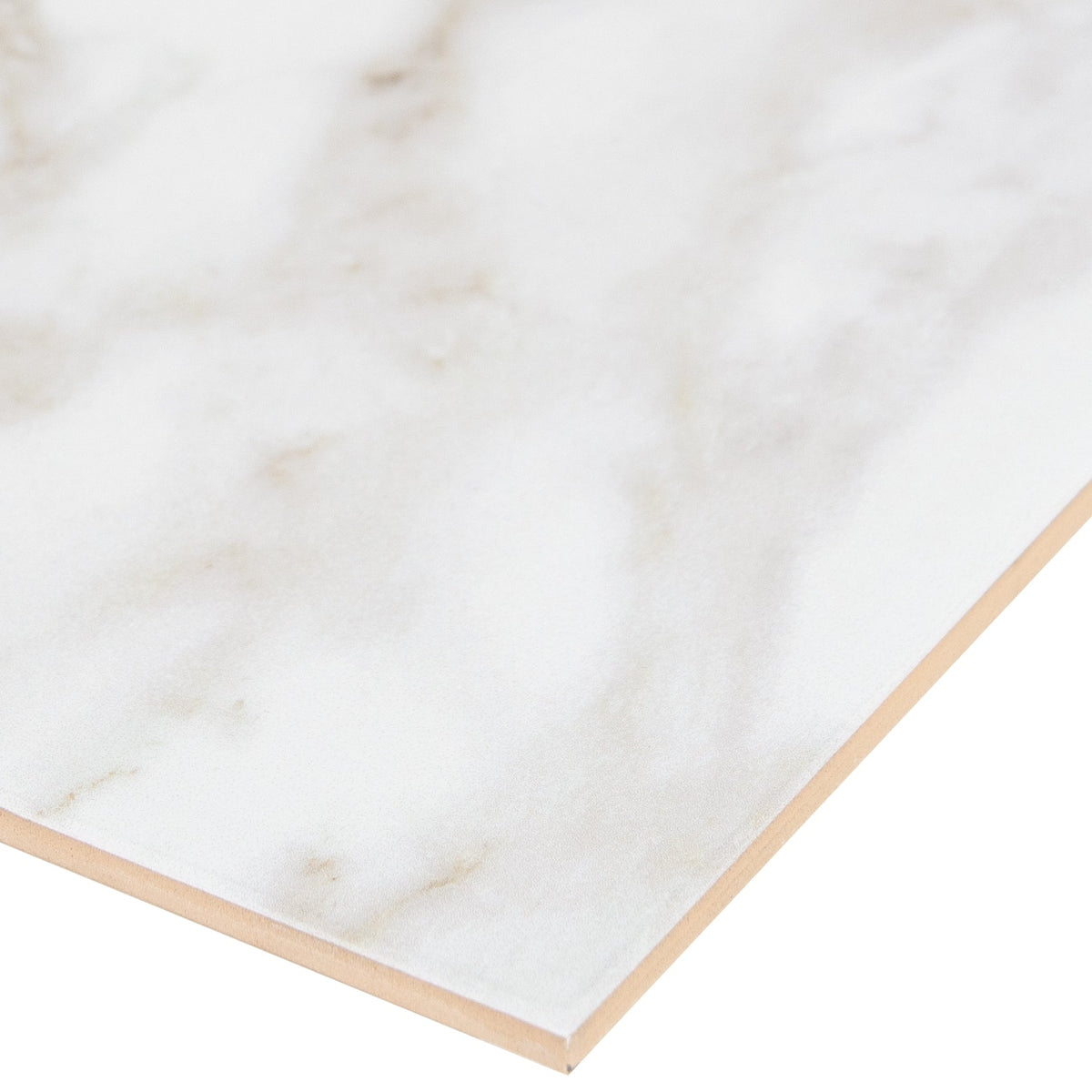 Satori Regent Calacatta 8-in x 16-in Glossy Ceramic Marble Look Wall Tile (0.86-sq. ft/ Piece)