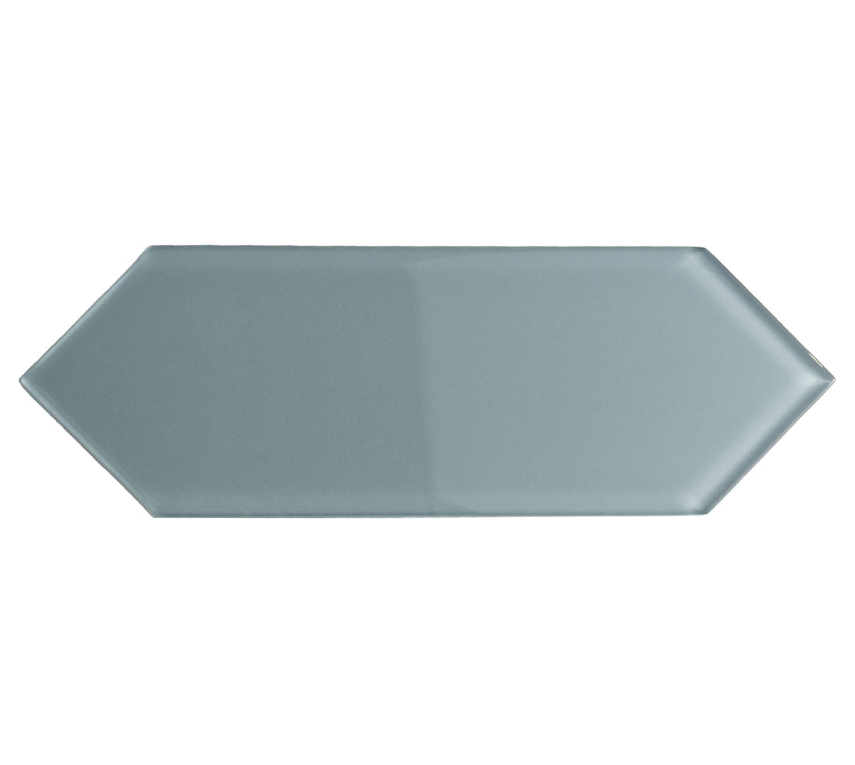 Giorbello (Sample) Glass Subway Slate 3-in x 9-in Glossy Glass Tile