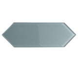 Giorbello (Sample) Glass Subway Slate 3-in x 9-in Glossy Glass Tile