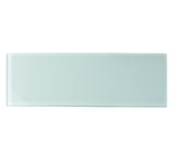 Giorbello (Sample) Glass Subway Baby Blue 3-in x 9-in Glossy Glass Tile