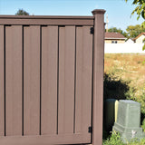Trex Fencing Seclusions 0.58-ft H x 0.58-ft W Black Residential Composite Fence Gate