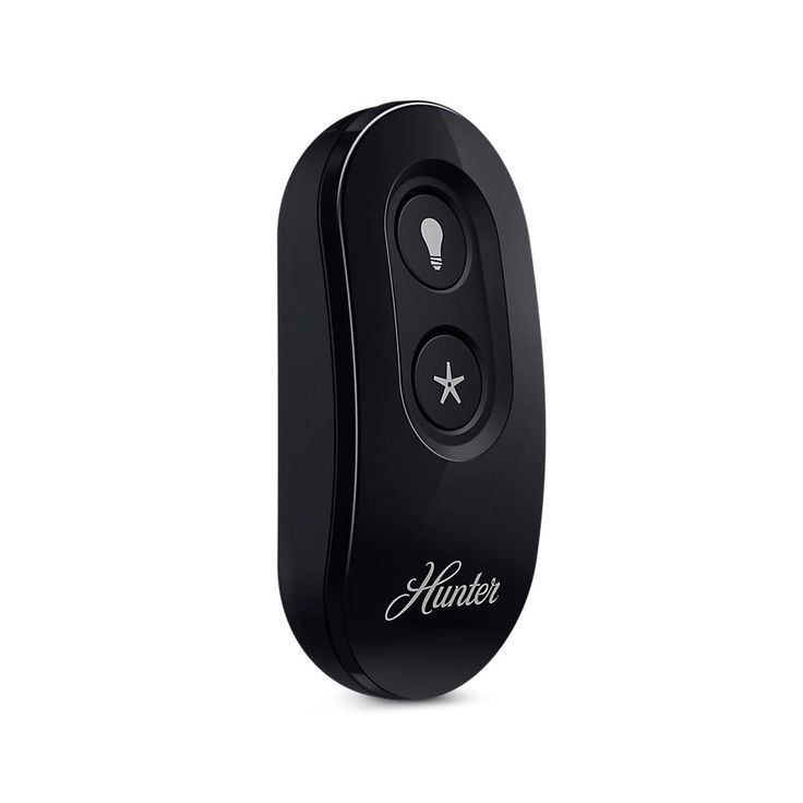 Indoor/Outdoor Black Universal On/Off Ceiling Fan Remote Control
