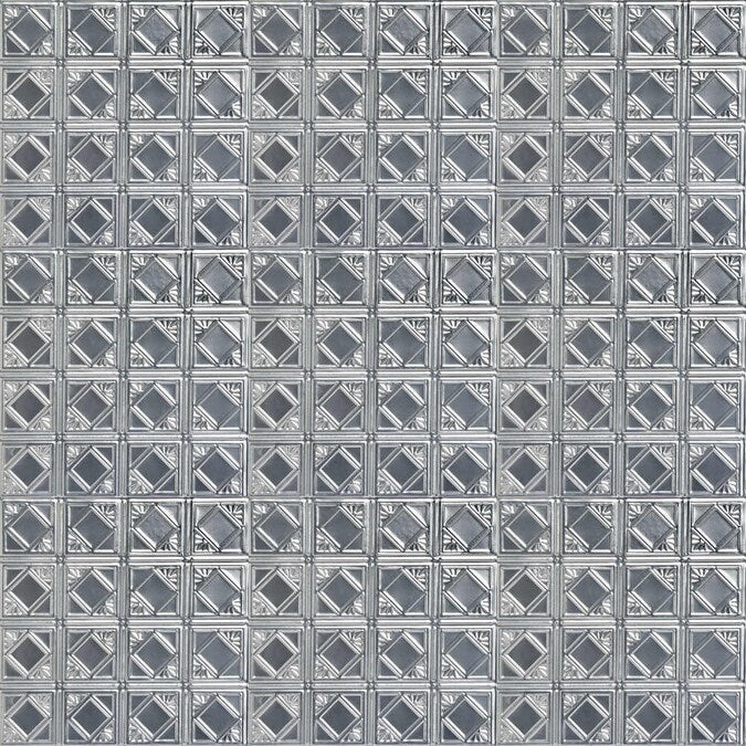 From Plain to Beautiful in Hours 2-ft x 2-ft Carnivale Lacquered Steel Surface-mount Ceiling Tile (6-Pack, 24-sq ft / Case)