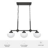 Hunter Saddle Creek 3-Light Satin Bronze Transitional Led Chandelier