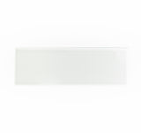 Giorbello (Sample) Glass Subway White 3-in x 9-in Glossy Glass Tile