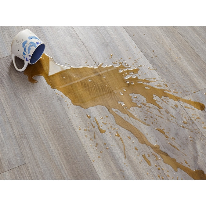 Style Selections Ash Maple 7-mm T x 7-in W x 50-in L Wood Plank Laminate Flooring (26.8-sq ft / Carton)