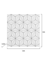 FloorPops Kikko 20-Piece 12-in x 12-in White Peel-and-Stick Vinyl Floor Tile (20-sq ft)