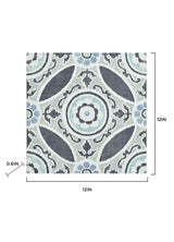 FloorPops Blue 12-in x 12-in Water Resistant Peel and Stick Vinyl Tile Flooring (20-sq ft)