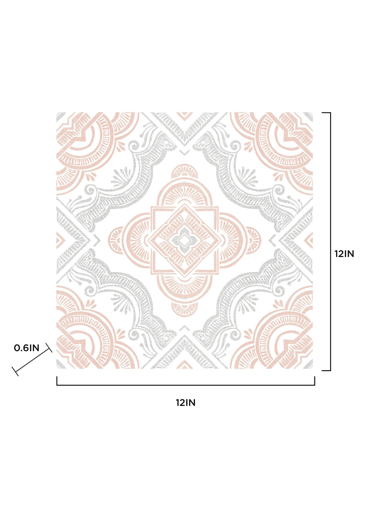 FloorPops White 12-in x 12-in Water Resistant Peel and Stick Vinyl Tile Flooring (20-sq ft)