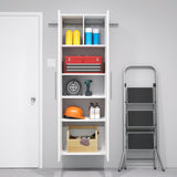 Prepac HangUps 24-in W x 72-in H Wood Composite White Wall-mount Utility Storage Cabinet