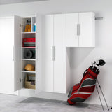 Prepac HangUps 24-in W x 72-in H Wood Composite White Wall-mount Utility Storage Cabinet