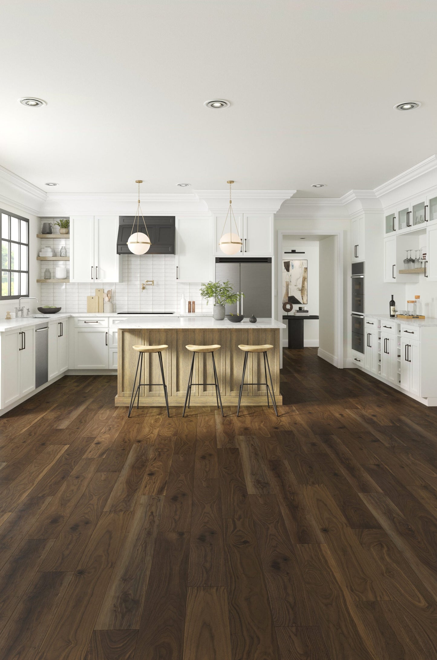 STAINMASTER Highland Walnut 6-mm T x 7-in W x 48-in L Waterproof Interlocking Luxury Vinyl Plank Flooring (18.782-sq ft/case)