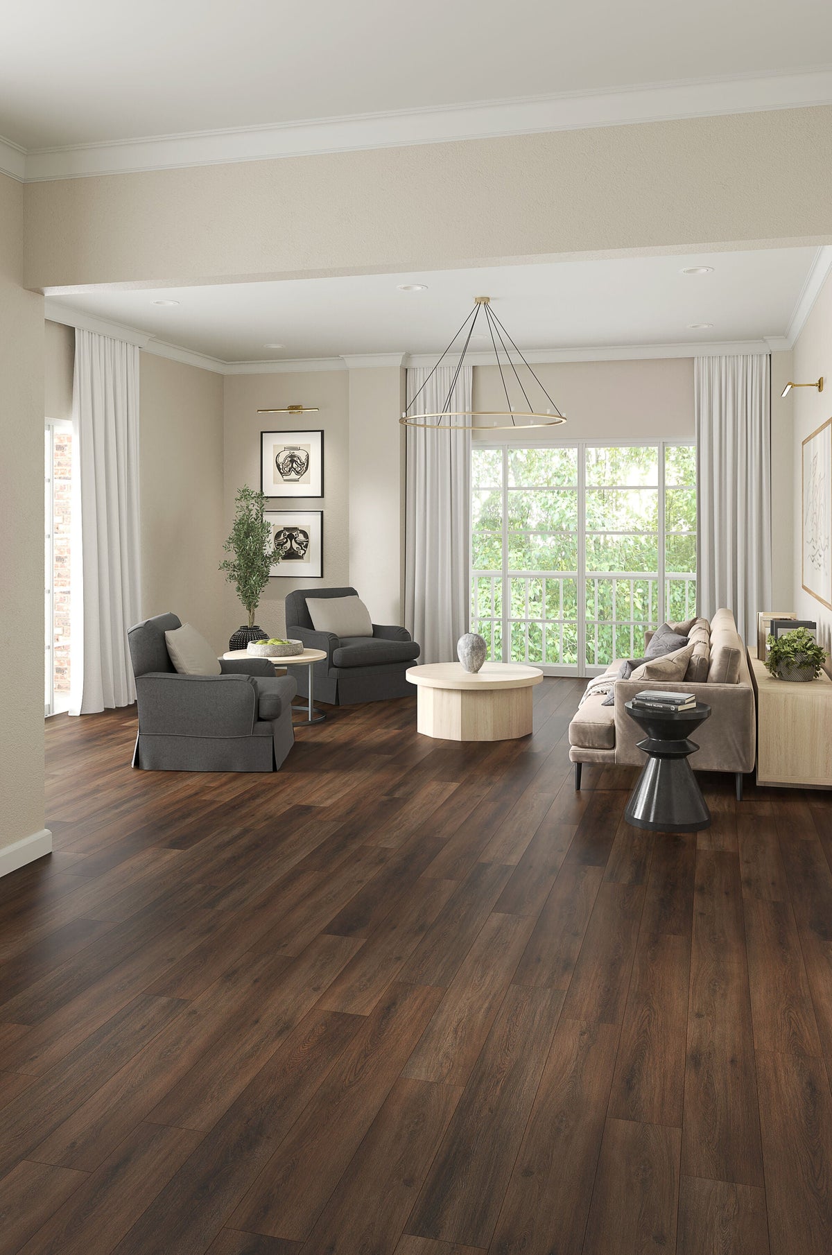 STAINMASTER (Sample) Truffle Oak 12-mil x 7-in W Waterproof Luxury Vinyl Plank