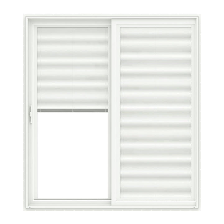 Pella 60-in x 80-in Vinyl Sliding, Left-hand sliding – primary product view