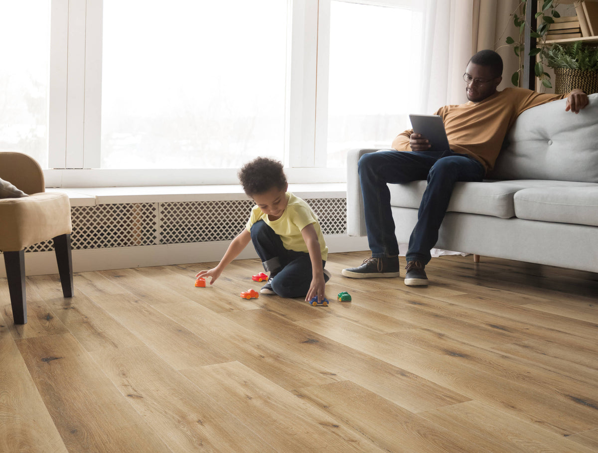 STAINMASTER PetProtect Arendal 7-mm x 9-in W x 60-in L Waterproof Interlocking Luxury Vinyl Plank Flooring (22.38-sq ft/case)