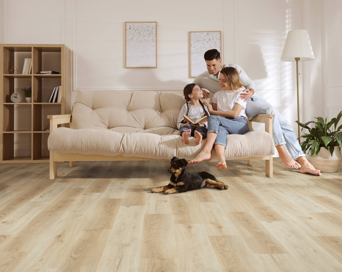 STAINMASTER PetProtect Pacific Sands 7-mm x 7-in W x 48-in L Waterproof Interlocking Luxury Vinyl Plank Flooring (19.02-sq ft/case)
