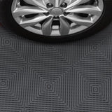 Swisstrax 15.75 in. x 15.75 in. Grey Ribtrax Smooth ECO Flooring (6-Tile/pack) (10 sq. ft.)