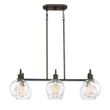 Quoizel Soho Brushed Nickel Transitional Kitchen Island Light - Super Arbor