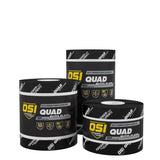 OSI Quad Butyl Flash Tape, 9-in x 75-ft, Silver Butyl Rubber Self-Adhesive Roll Flashing, 4-Pack