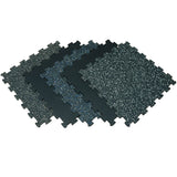 Goodyear Rubber Flooring 20-in W x 20-in L x 0.24-in T Interlocking Rubber Gym Floor Tile (44.44-sq ft) (16-Pack)