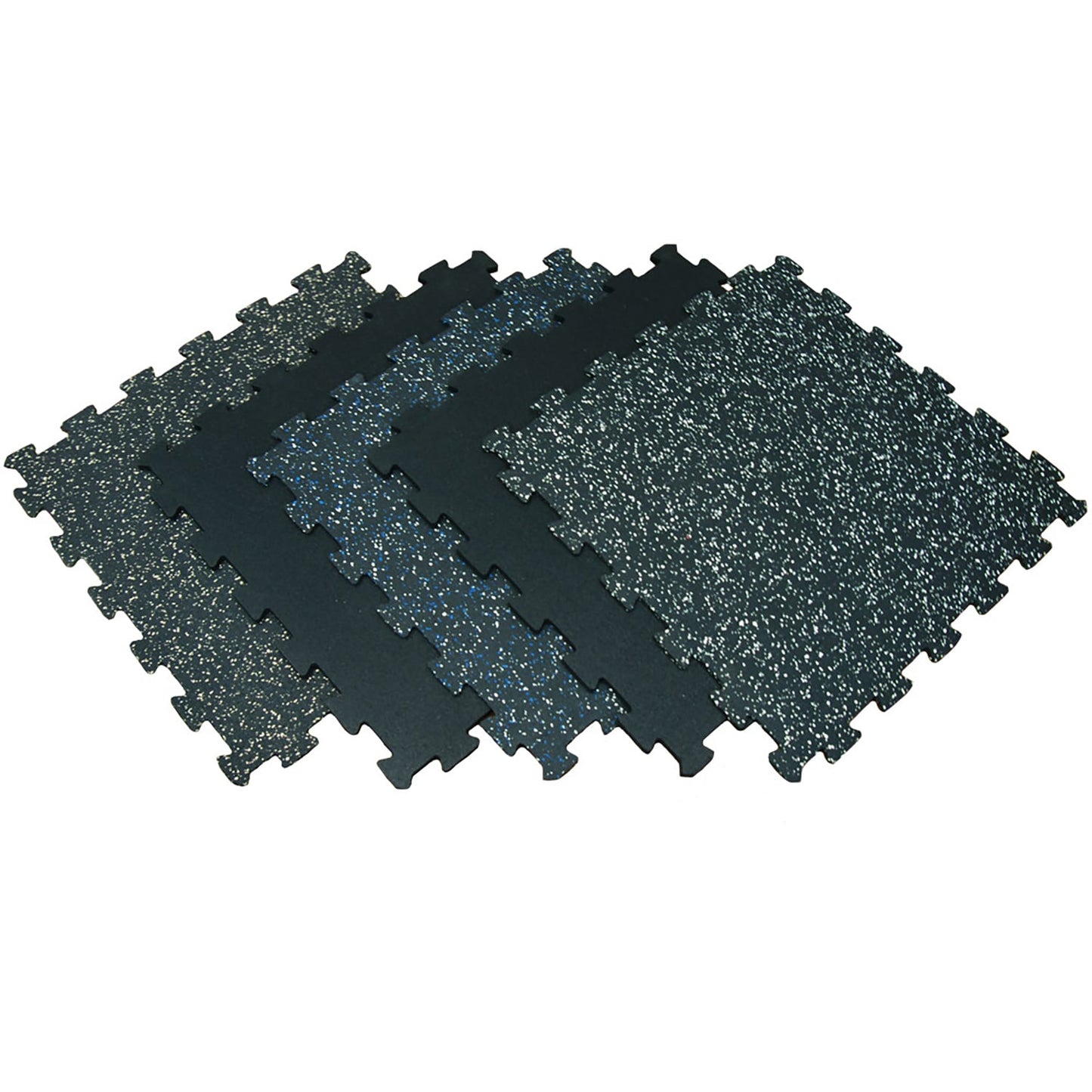 Goodyear Rubber Flooring 20-in W x 20-in L x 0.24-in T Interlocking Rubber Gym Floor Tile (11.11-sq ft) (4-Pack)