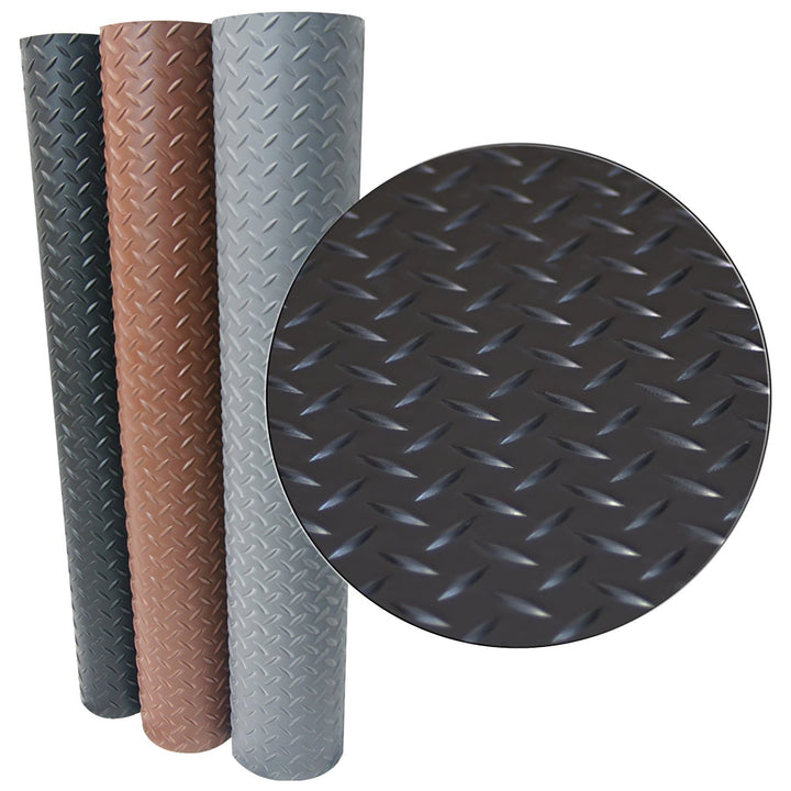 Rubber-Cal 36-in W x 0.14-in T Flooring Tape Rubber Gym Floor Roll (18-sq ft)