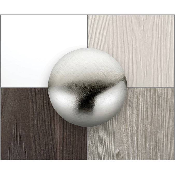 Richelieu Clignancourt 3-3/4-in (96mm) Center to Center Brushed Nickel Arch Handle Drawer Pull
