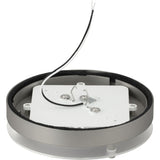 Progress Lighting 7.25-in Brushed Nickel Integrated LED Flush Mount Light, 3000K, 850 Lumens, Wet Rated