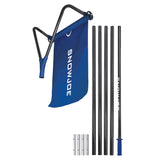 Snow Joe RJ208M Snow Shovel Roof Rake with 22-ft Max Reach, 15 in x 20 ft Polyester Slide