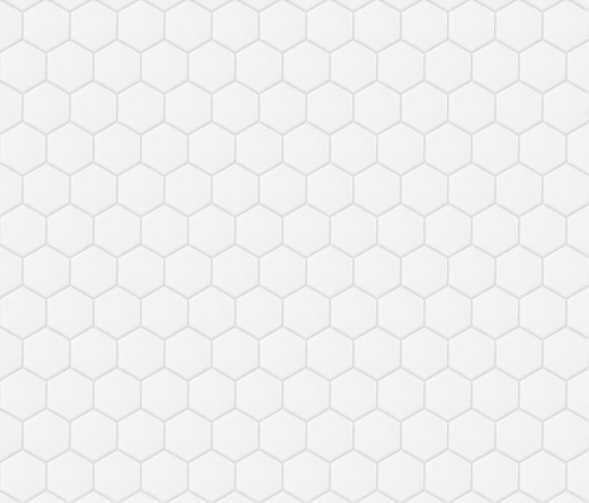 Satori Hudson Brilliant White Matte 11-in x 12-in Porcelain Hexagon Wall Tile