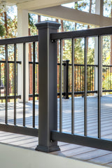 Trex 4.5-in x 4.5-in x 4-ft Charcoal Black Composite Deck Post Sleeve