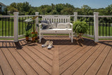 Trex 4-in x 4-in Enhance Classic White Composite Deck Post Cap
