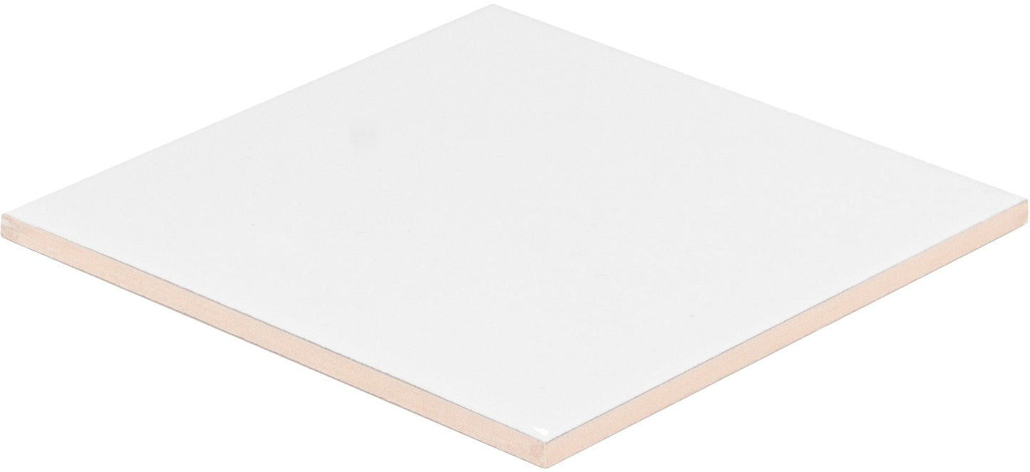 Satori Hudson Brilliant White 4-in x 4-in Glossy Ceramic Subway Wall Tile (10.12-sq. ft/ Carton)